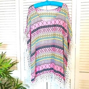 Rip Curl tribal shirt with Frays